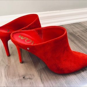 Red Sam Edelman Booties
